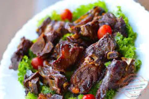 Fried Goat