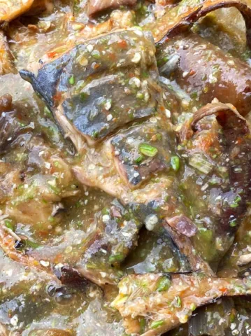 Pepper soup okra
