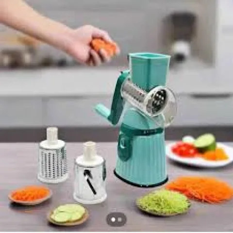 Trancheuse à légumes manuelle, accessoires de cuisine, hachoir à légumes 3 en 1, râpe ronde, coupe-pommes de terre, spiraliseur, Gadgets de cuisine à domicile