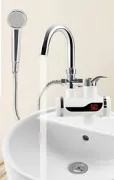 Chauffe-eau électrique Instantané LED Robinet De Chauffage Rapide Robinet Mélangeur Chaud Et Froid Cuisine 4