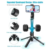 Trépied Selfie Stick - Eocean - 140cm Compatible iPhone-Téléphone Android - avec Télécommande Rechargeable et Kit de Connecteur d'Appareil Photo, Portable et Compact 5