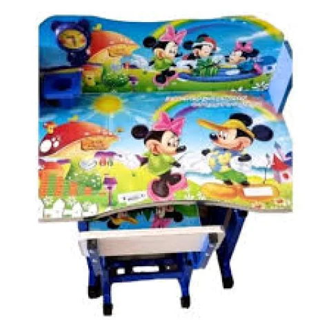 Table d'étude et chaise pour enfants motifs mikey