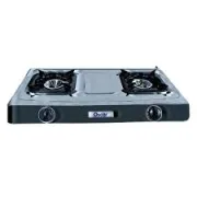Plaque de cuisson à Gaz - OSCAR- OSC-200 - Aluminium - 2 feux 2