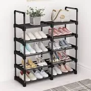 Range-chaussures, étagère à chaussures en métal à 5 ​​niveaux 2