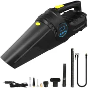 pompe à Air compresseur gonfleur noir ABS et moteur Auto accessoires pour 4 en 1 maison pneu voiture pompe à Air 12 v 7
