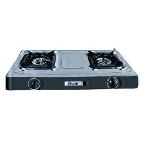 Plaque de cuisson à Gaz - OSCAR- OSC-200 - Aluminium - 2 feux