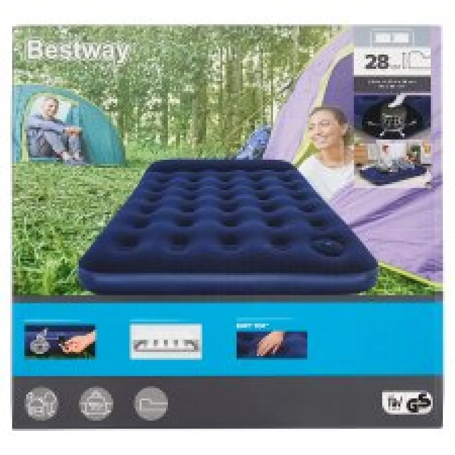 Air mattress and air pump.
