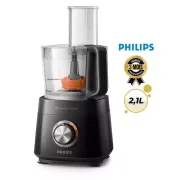 Robot Culinaire multifonction et compact - Philips - HR7510-10 - 800 Watts - 2,1 Litres - Noir 1
