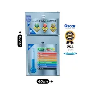 Mini réfrigérateur Oscar - 75 Litres - R110 - Gris 1