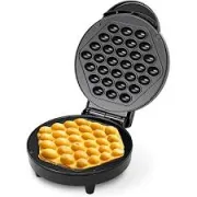 Gaufrier à œufs de Hong Kong pour un nettoyage facile, gaufrier à bulles double face 1000 W avec surfaces antiadhésives, gaufrier pour s'amuser au petit déjeuner 1