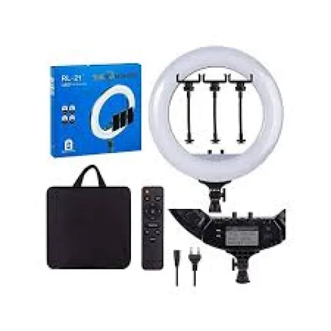 Ring light 21 pouces - Lampe annulaire avec télécommande et trépied